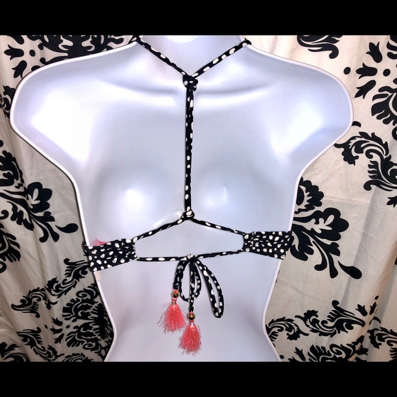 Victoria's Secret Tease Tassel Halter Bikini 34C - Picture 6 of 9